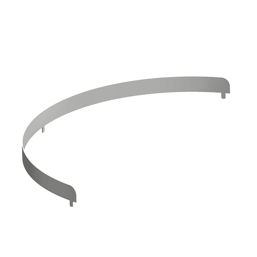 Verhindert Heruntertropfen von Flüssigkeiten Randleiste zur Feuerplatte ohne Hintergrund