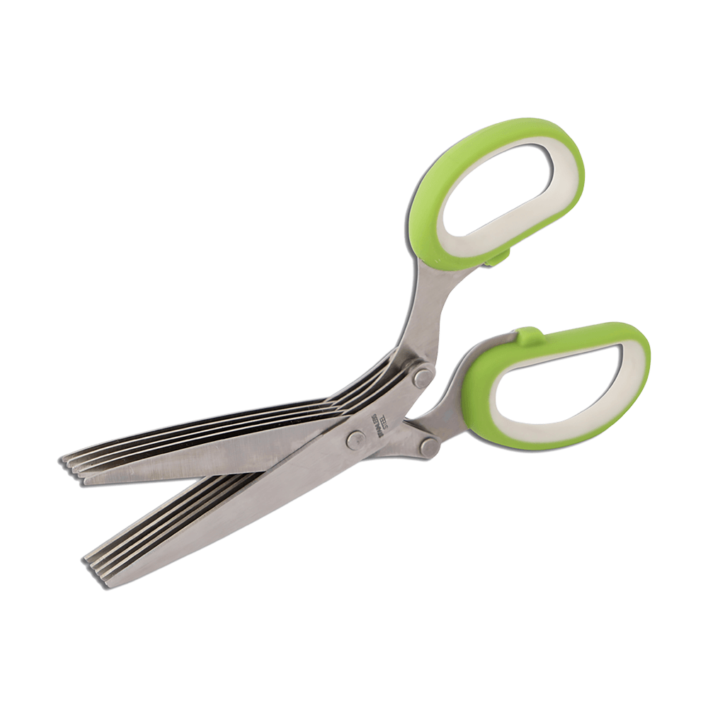 Kräuterschere mit grünem Griff Kräuterschere mit grünem Griff ohne Hintergrund