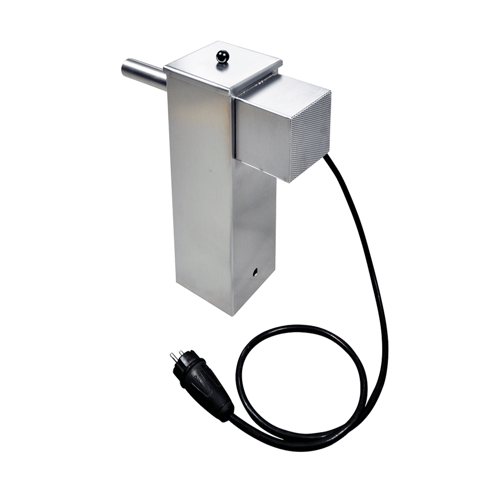 Raucherzeuger zum Anbau an Räucherschränke ohne Hintergrund.