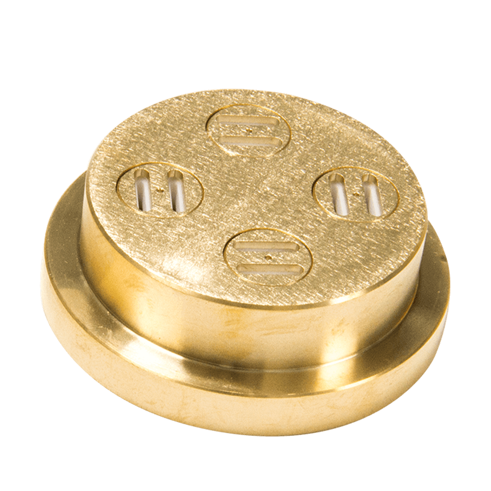 Matrize Nr. 20a - Tagliatelle / Bandnudeln Nudelmatrize Nr. 20a für Bandnudeln für Nudelmaschine Emma und PN 100 ohne Hintergrund.