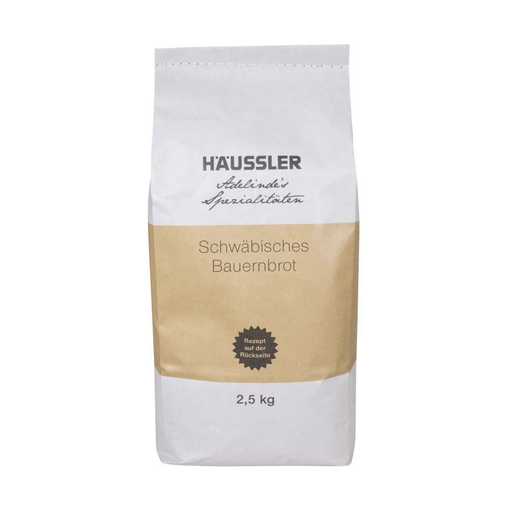 Schwäbisches Bauernbrot 2,5kg Backmischung für schwäbisches Bauernbrot in einer 2,5kg Packung