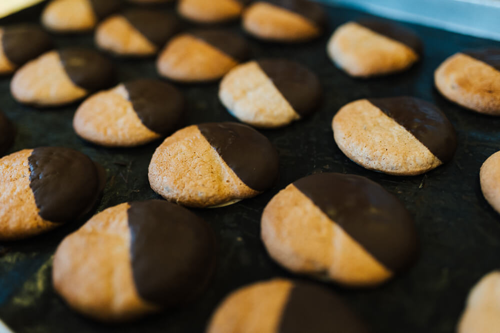 Elisen Lebkuchen mit Schokolade