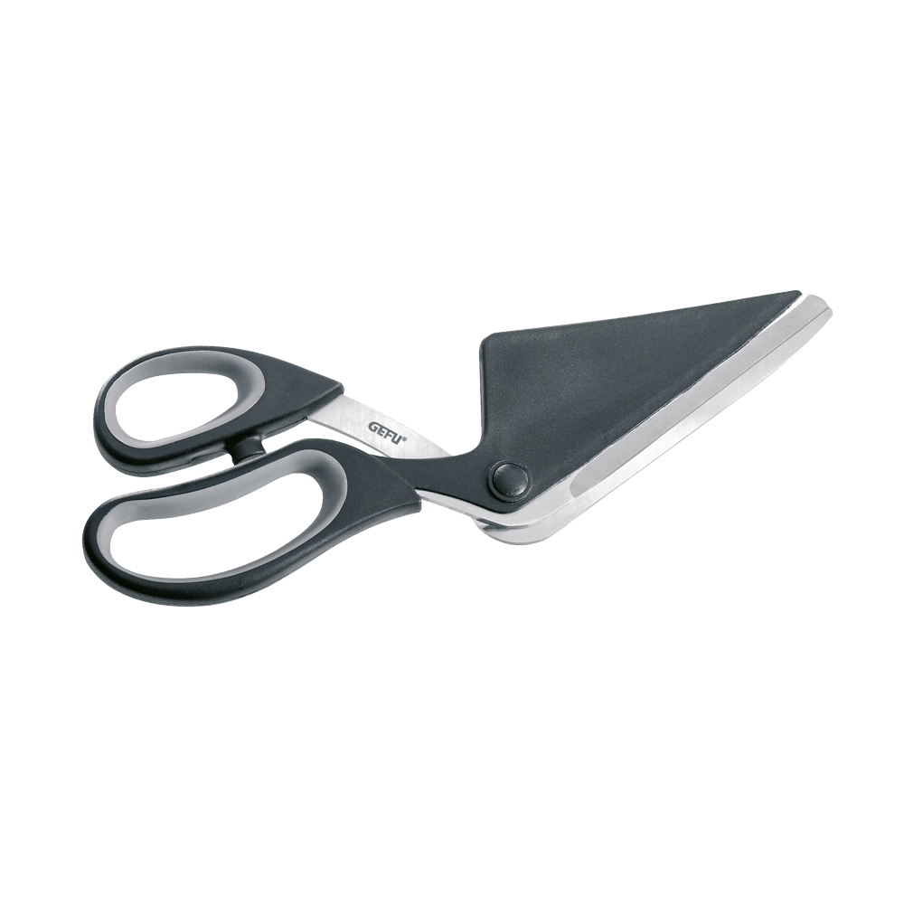 Pizzaschere Pizzaschere mit integriertem Heber zum Servieren