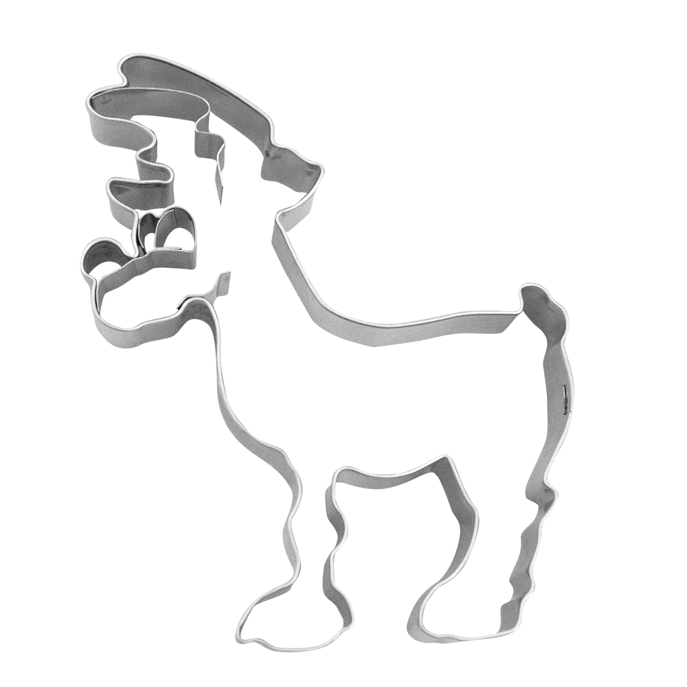 Rentier Ausstecher ca. 11 cm Rentierform Ausstecher mit Geweih Circa 11 Zentimeter groß und ohne Hintergrund abgebildet