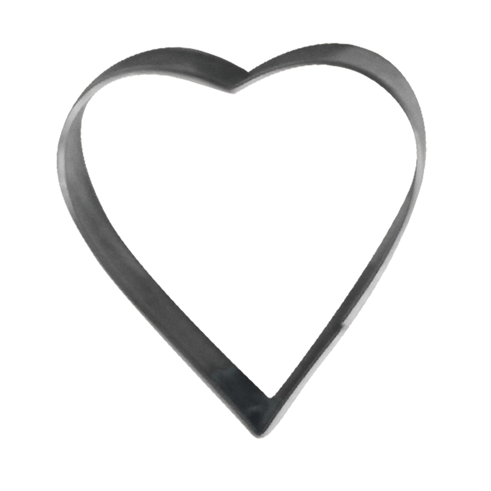 Herzaustecher ohne Hintergrund