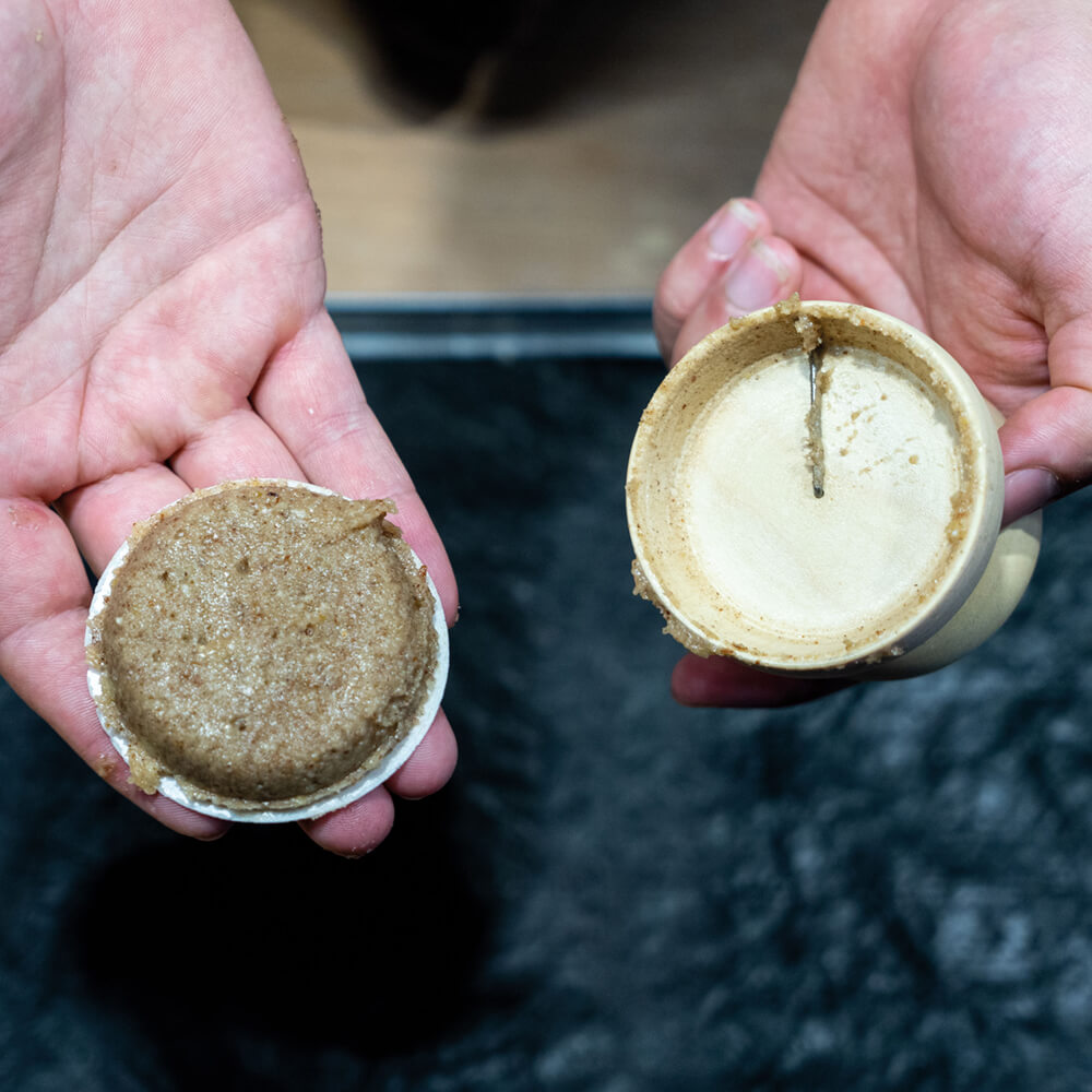 Fertiger Lebkuchen mit Lebkuchenglocke