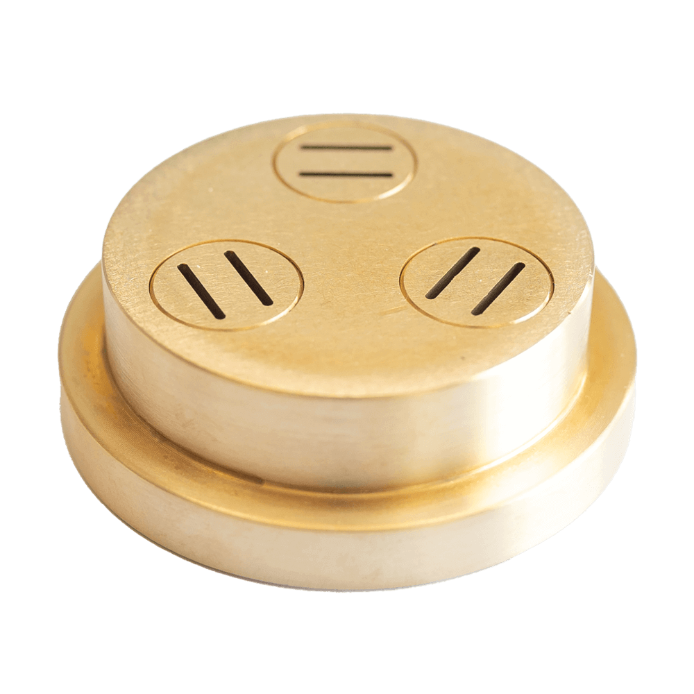 Nudelmatrize Nr. 20 OT für Bandnudeln für Nudelmaschine Emma und PN 100 ohne Hintergrund.