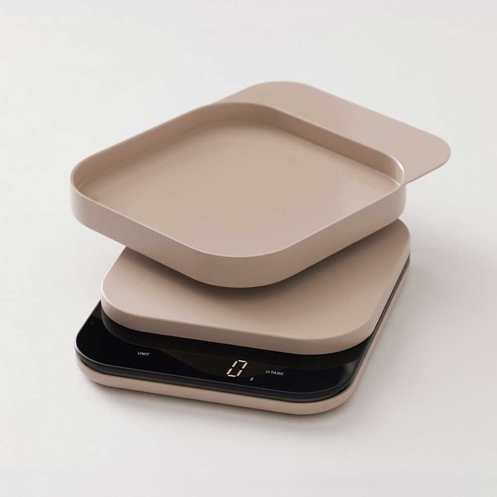 Digitale Küchenwaage mit Schale – Präzisionswaage 1 g–10 kg Digitale Küchenwaage mit abnehmbarer Schale aus Kunststoff, Wiegebereich 1 g bis 10 kg, Anzeige in g, kg und m