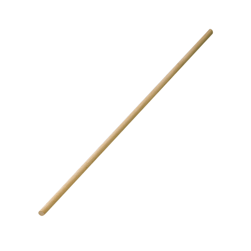 Aufhängestange aus Holz für einen Räucherschrank.