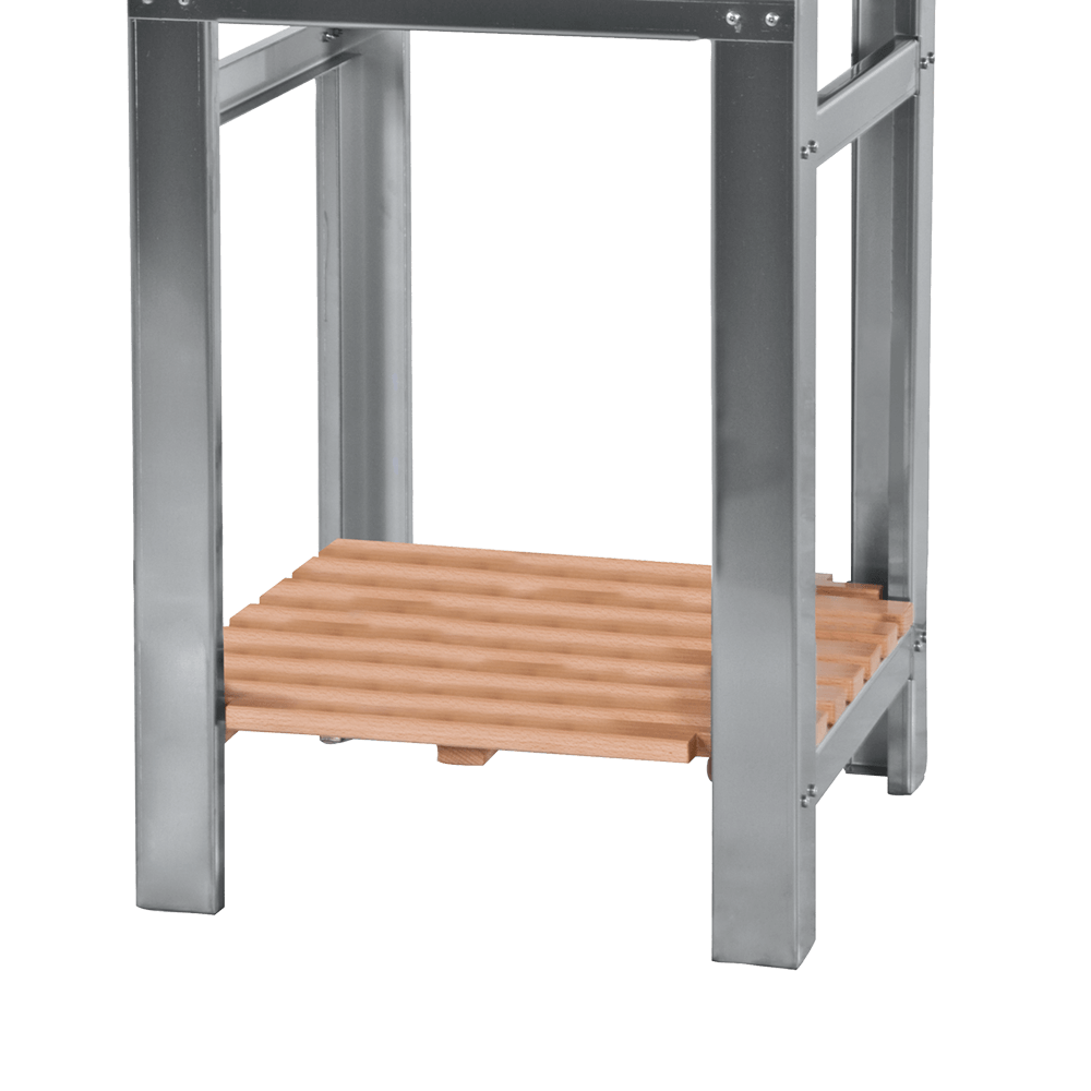 Fußgestell mit Holzrost