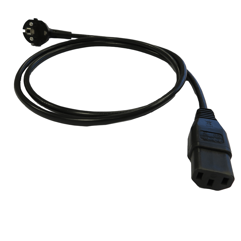 Anschlusskabel in schwarz für die Teigknetmaschine Nova.