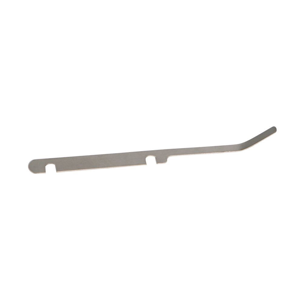 Zusatzklinge für Baguettemesser silberne Klinge ohne Hintergrund.