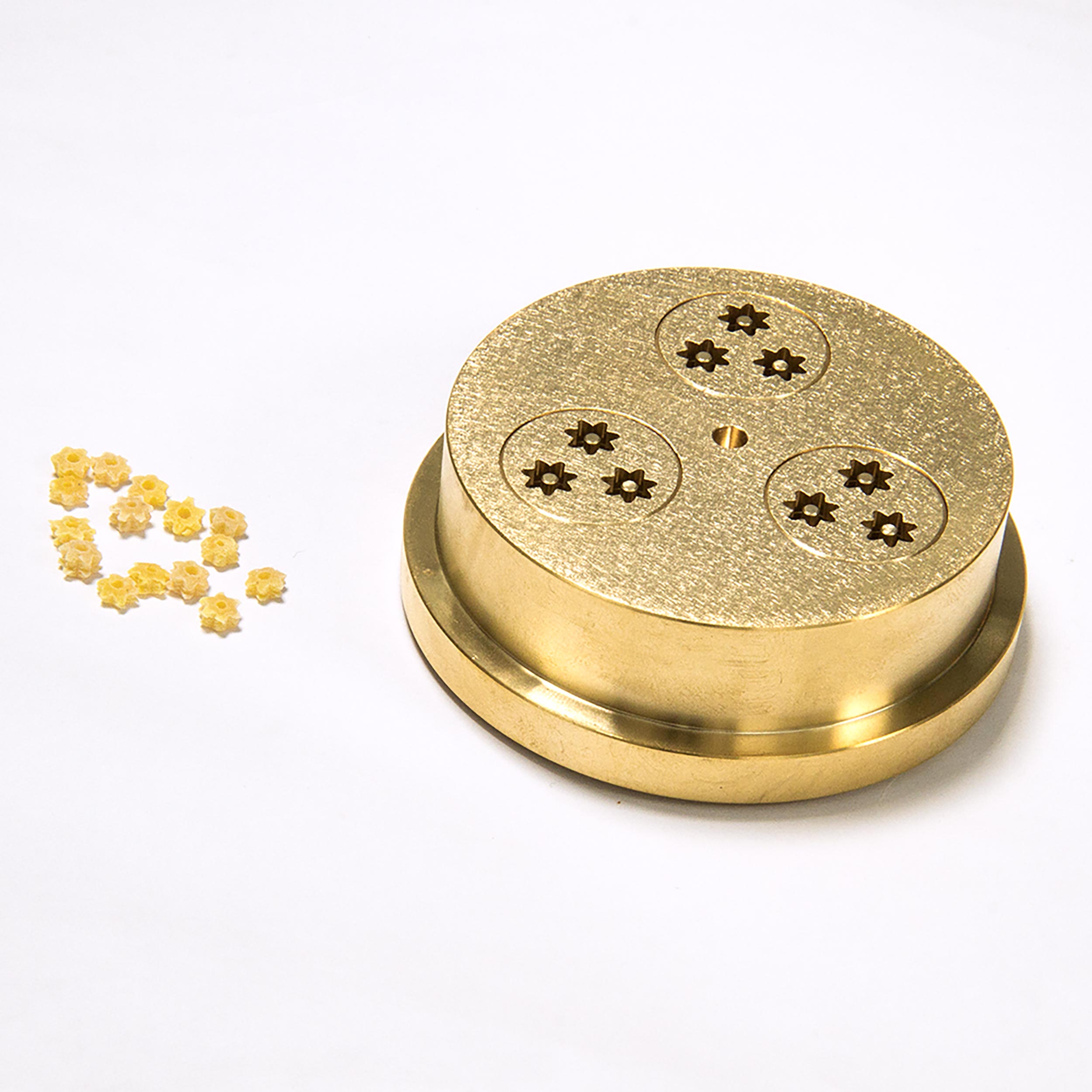 Matrize Stelline für Pasta 300 mit Beispielnudeln