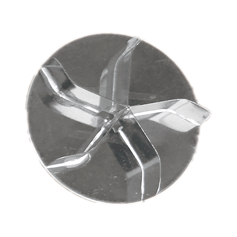 Kaisersemmeldrücker Der Kaisersemmeldrücker besteht aus einer runden Edelstahlplatte an der ein Edelstahlgriff befestigt ist. Auf der anderen Seite der Platte befinden sich 5 Platten, die auf die Mitte zulaufen und die Typische Kaisersemmel Form bilden.