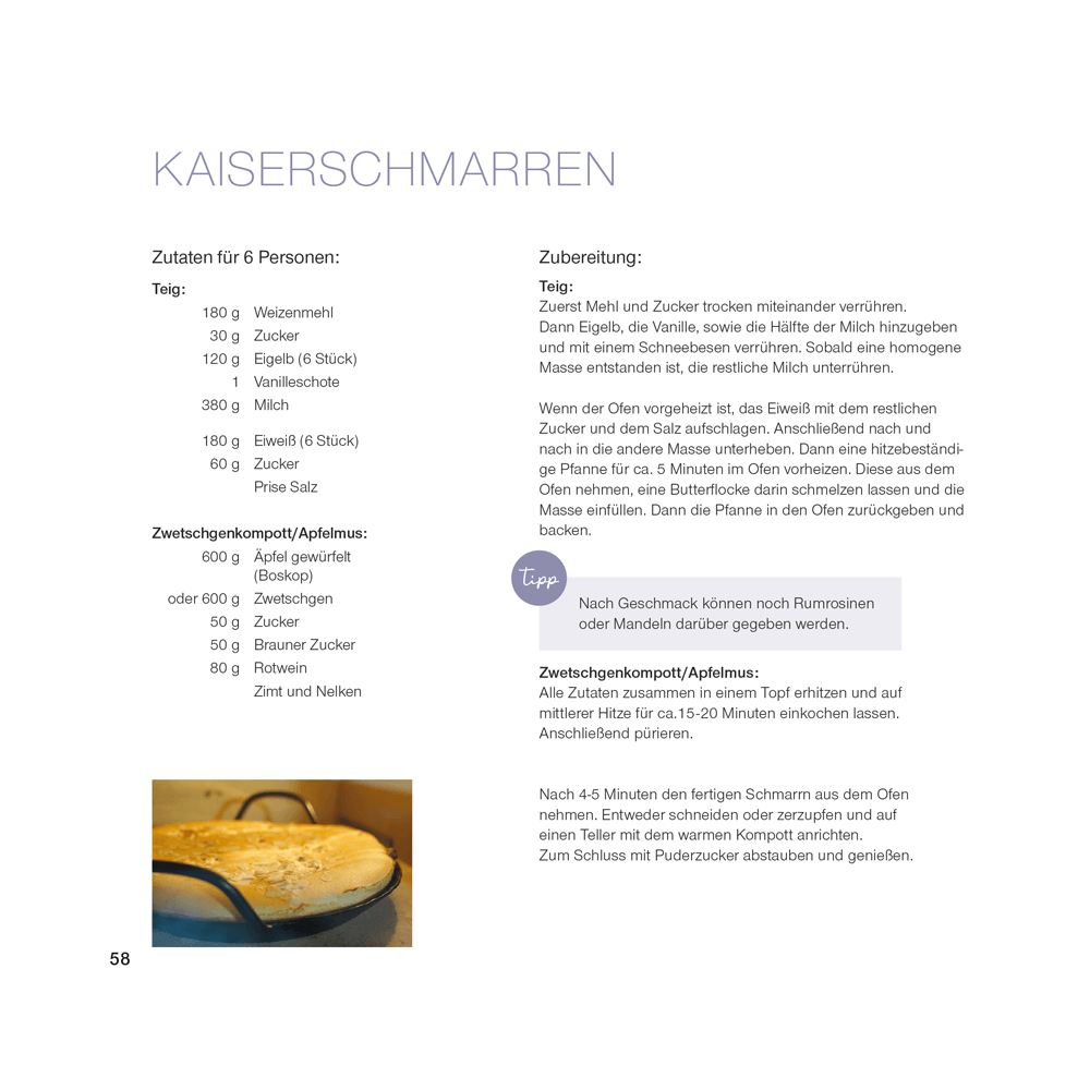 Rezeptauszug aus dem Häussler Buch: Torten und Desserts