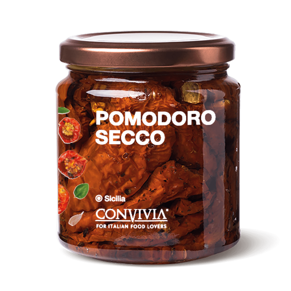 Getrocknete Tomaten in Öl eingelegt