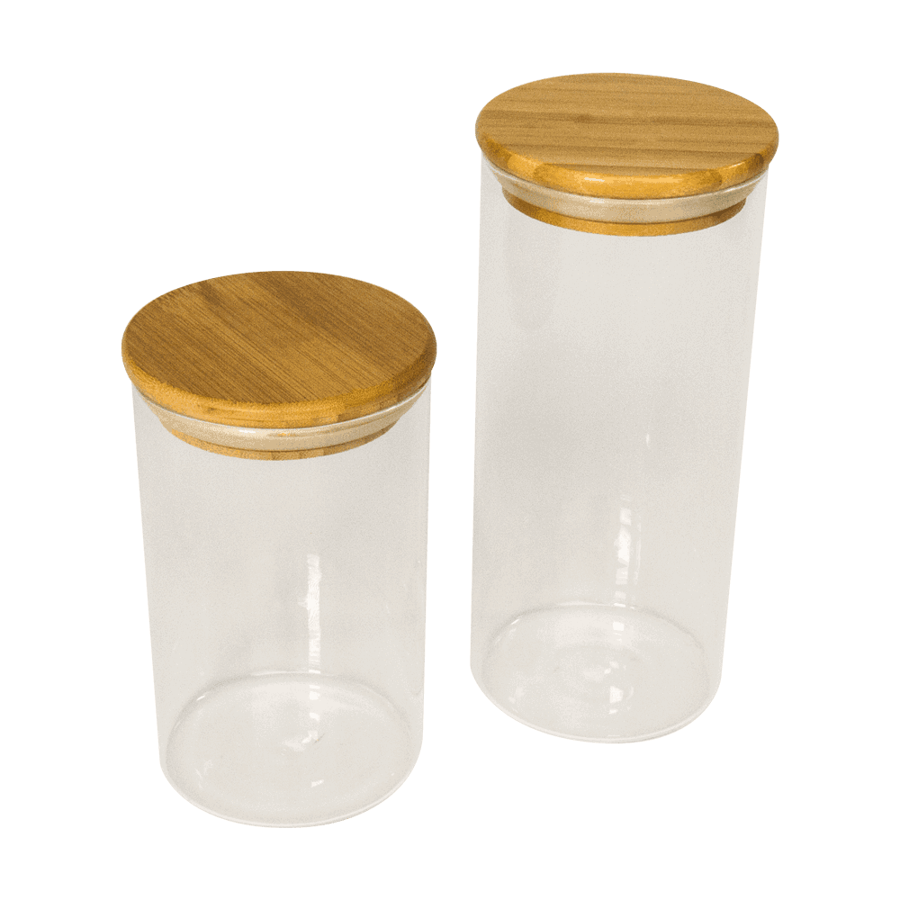 Vorratsdosen Vorratsdosen in zwei unterschiedlichen Größen ohne Hintergrund