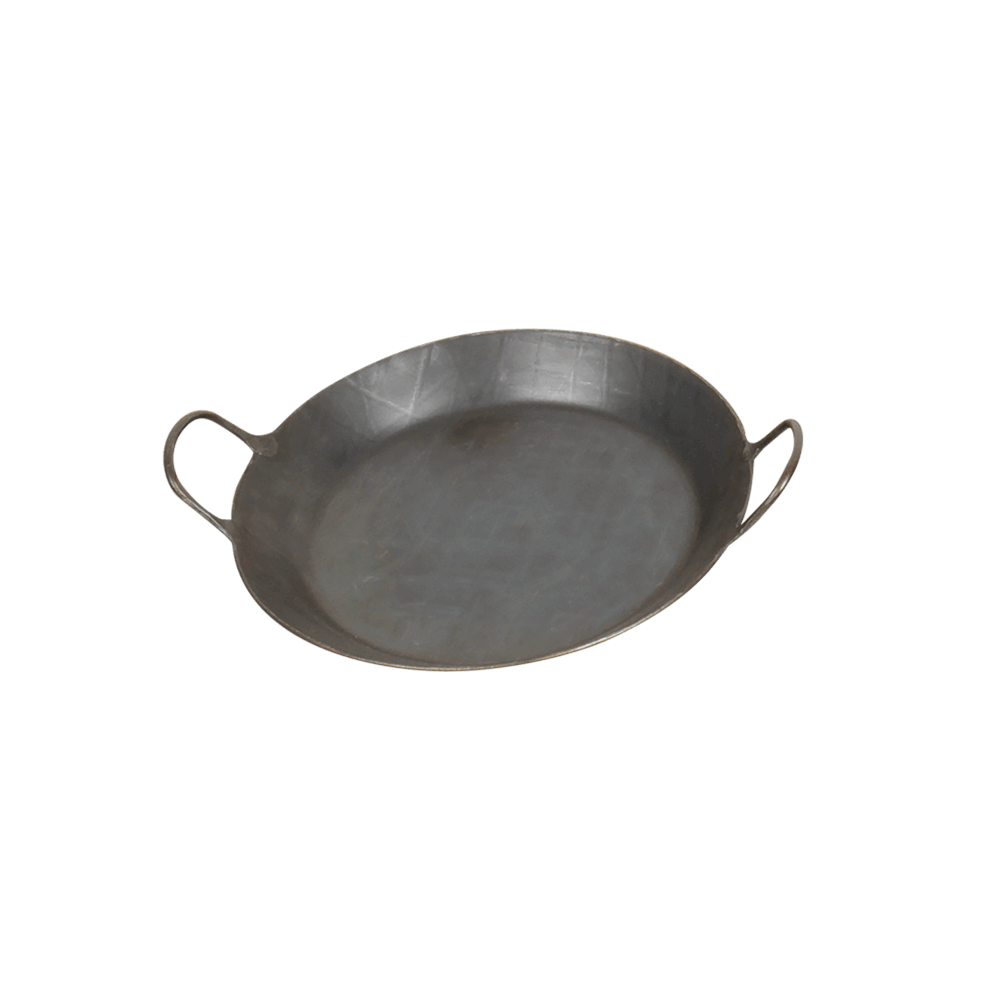 Bratpfanne mit zwei Griffen aus Gusseisen