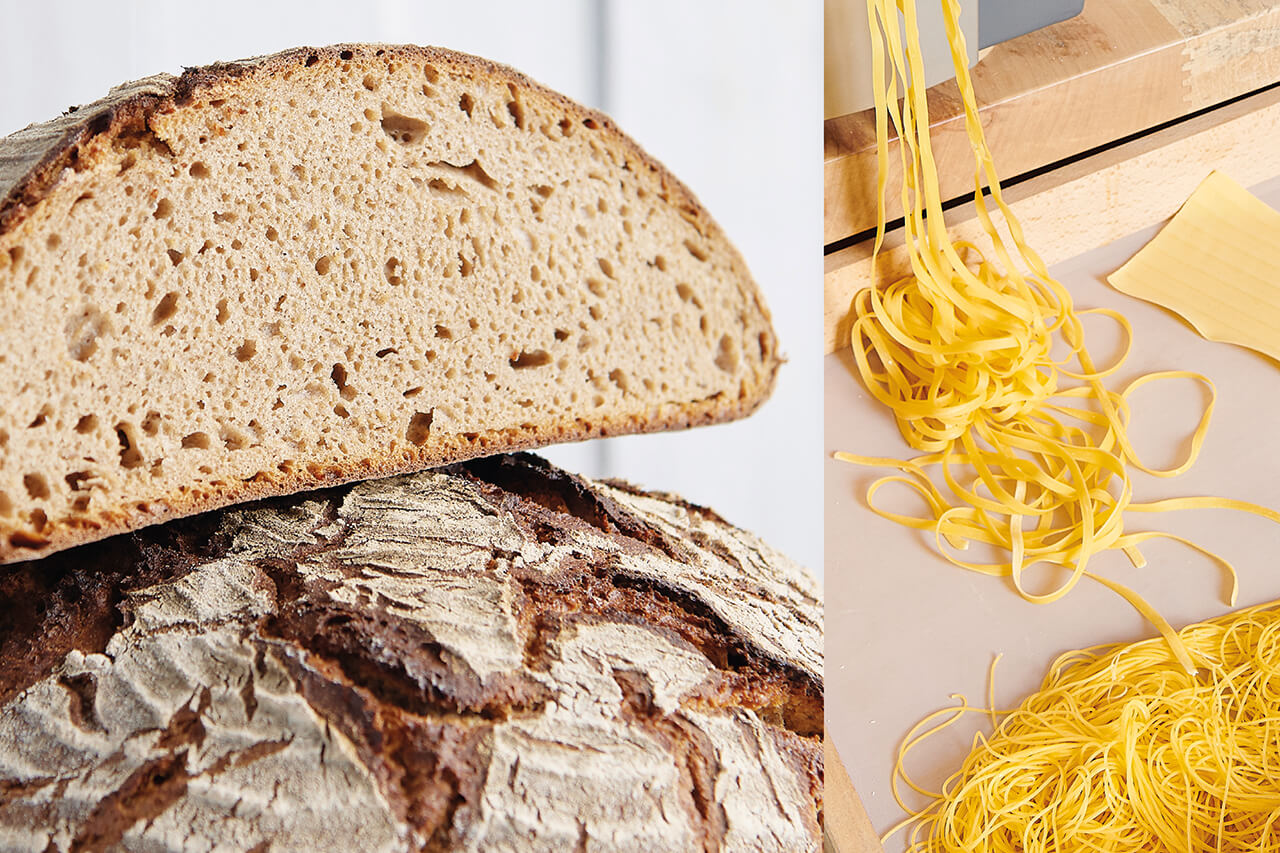 Gruppenangebot_Brot_Nudeln Ideal für Gruppen: der Backkurs Brot & Nudeln.