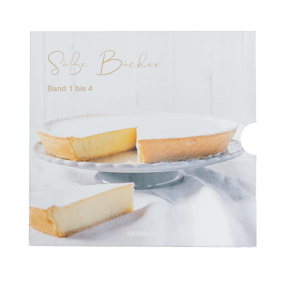 Faltschachtel "Süße Bücher" freigestellter Buchschuber "Süße Bücher"