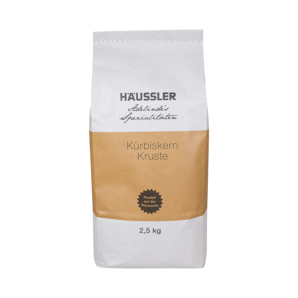 Kürbiskern-Kruste 2,5kg Packung für 2,5 Kilogramm Backmischung für Kürbiskern-Krusten-Brot