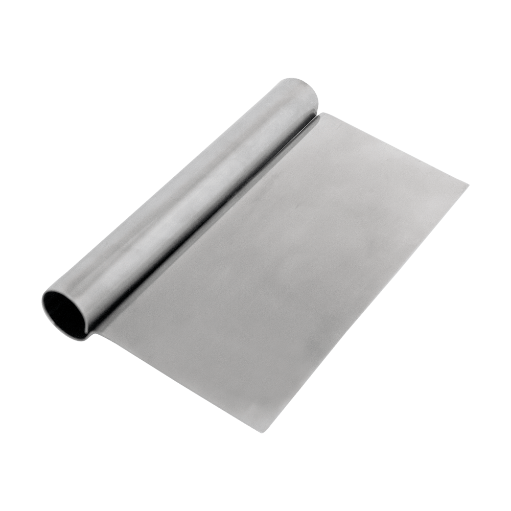 Edelstahl-Teigabstecher Teigabstecher aus Edelstahl ohne Hintergrund