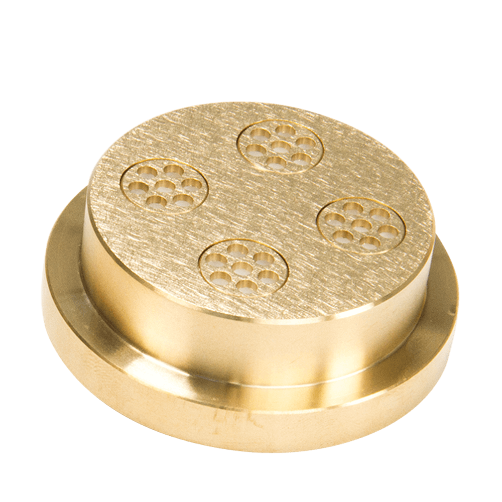 Matrize Nr. 4 - Spaghettini / Spaghetti Nudelmatrize Nr. 4 für Spaghetti für Nudelmaschine Emma und PN 100 ohne Hintergrund.