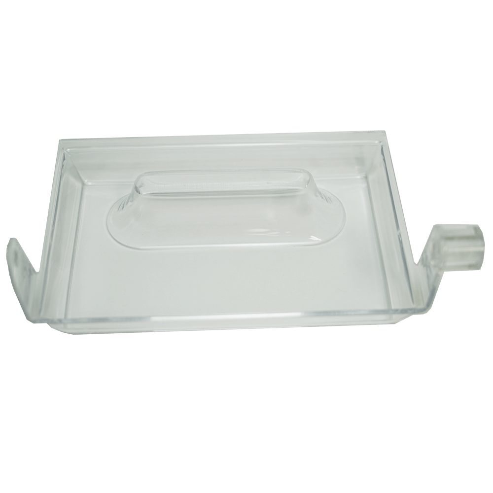 Durchsichtiger Mischbehälterdeckel als Ersatzteil zum Austausch an der Nudelmaschine PN100.