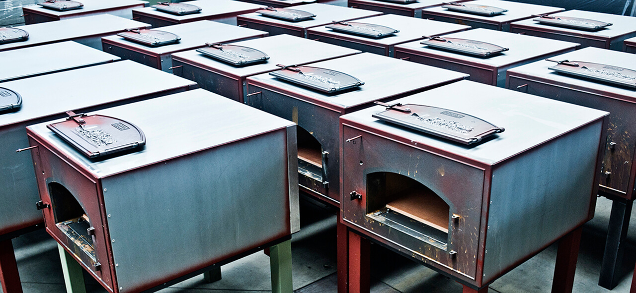 Holzbackofen warten auf die Fertigstellung