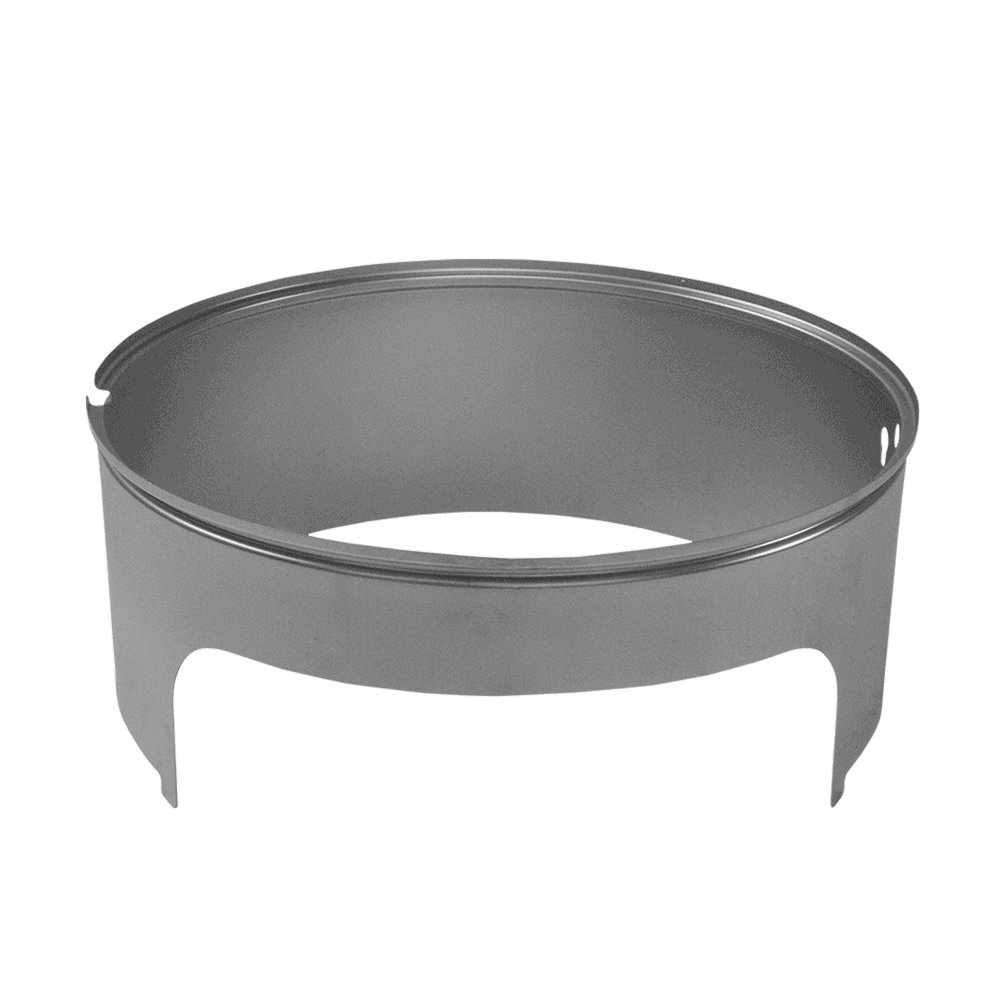 Zwischenring Ein Zwischenring aus Edelstahl mit einer Öffnung. Ohne Hintergrund abgebildet.