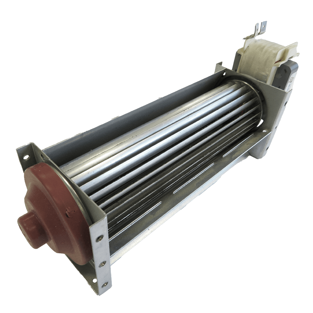 Querstromlüfter Mono Silberner Querstromlüfter für den Elektrosteinbackofen Mono.