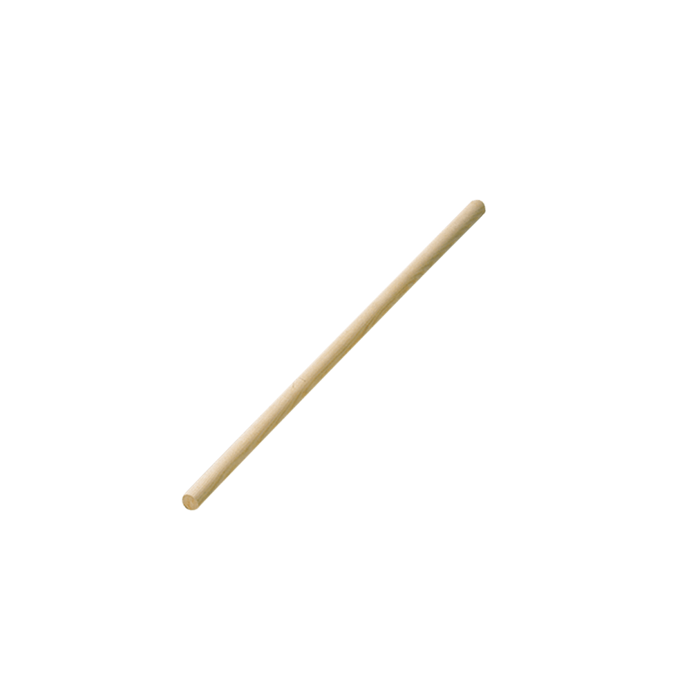 Aufhängestange aus Holz für einen Räucherschrank.