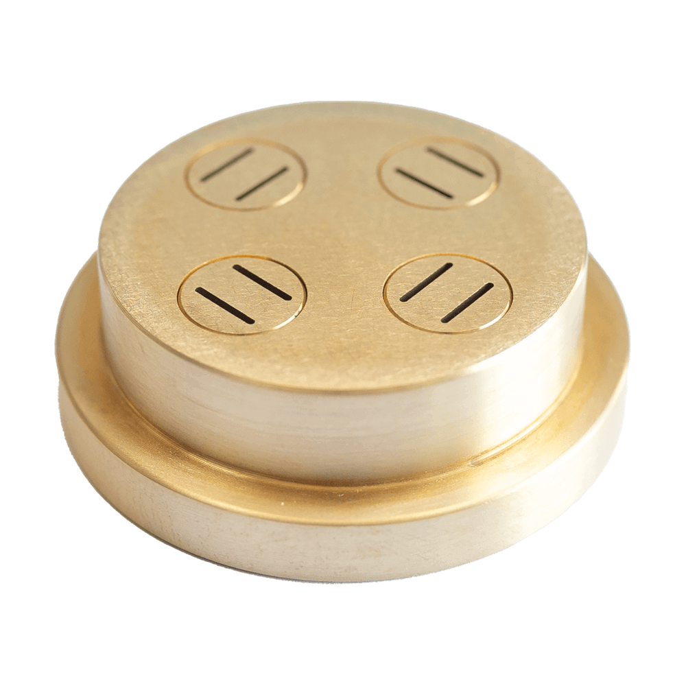 Nudelmatrize Nr. 21 OT für Tagliatelle-Nudeln für Nudelmaschine Emma und PN 100 ohne Hintergrund.