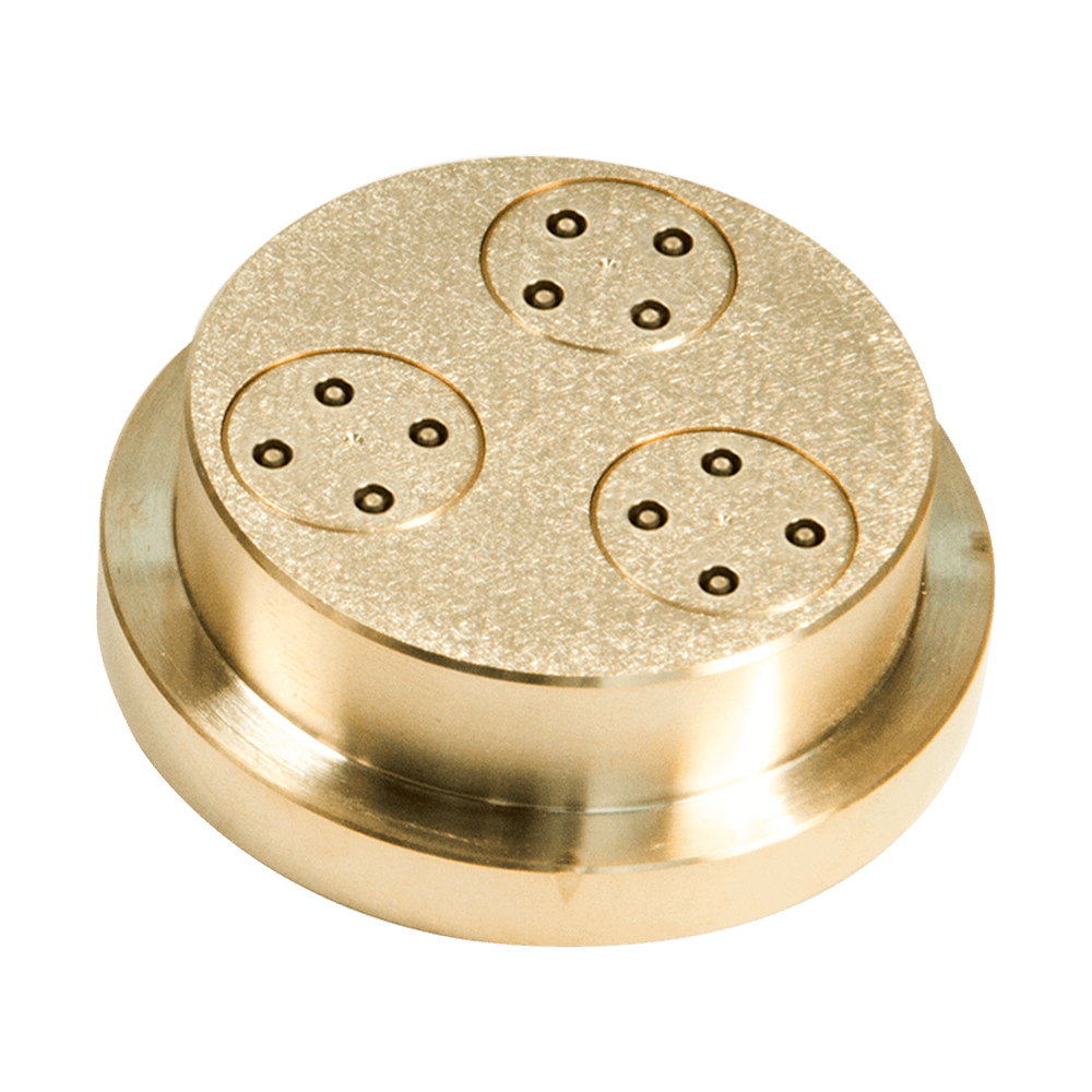 Nudelmatrize Nr. 27 für Bucatini für Nudelmaschine Emma und PN 100 ohne Hintergrund.