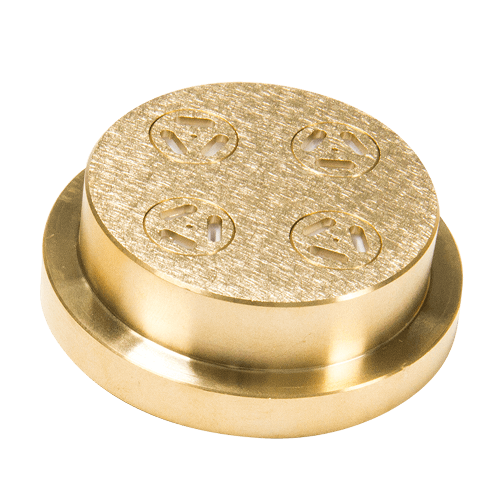 Matrize Nr. 19 - Tagliatelle / Bandnudel Nudelmatrize Nr. 19 für Tagliatelle-Nudeln für Nudelmaschine Emma und PN 100 ohne Hintergrund.