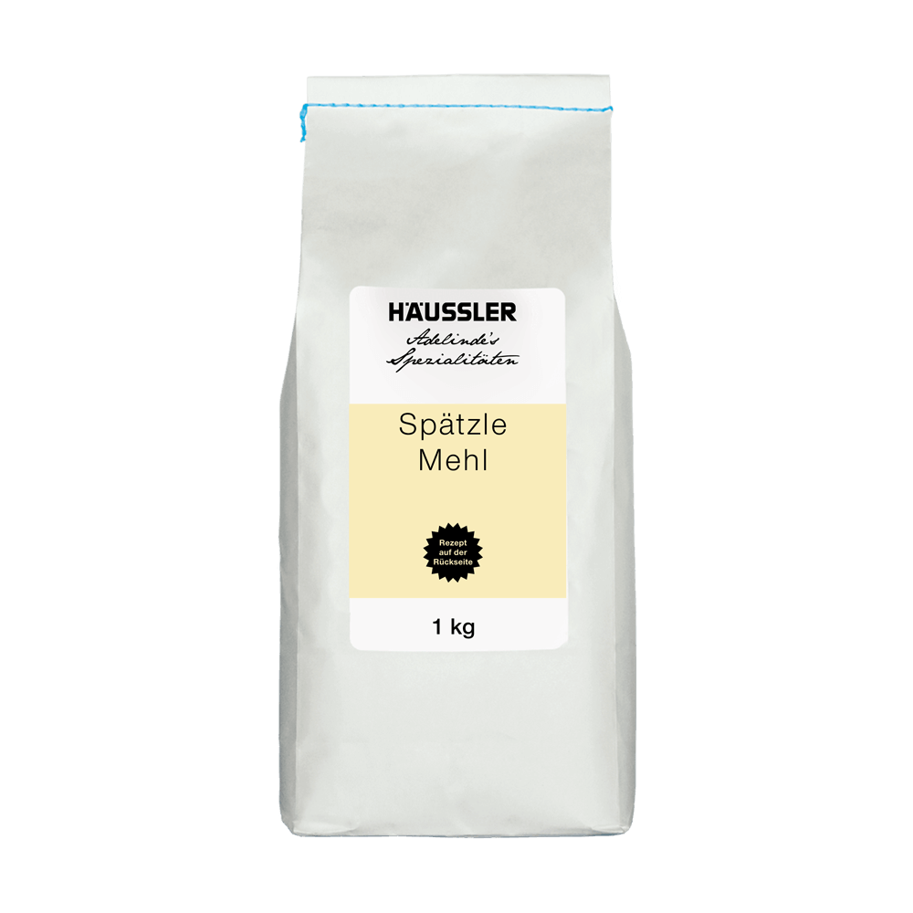 Weißer 1kg-Beutel mit Etikett