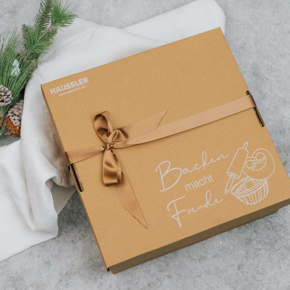 Bedruckter Geschenk Karton 