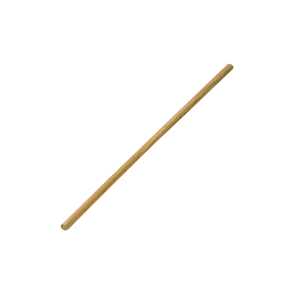 Aufhängestange aus Holz für einen Räucherschrank.