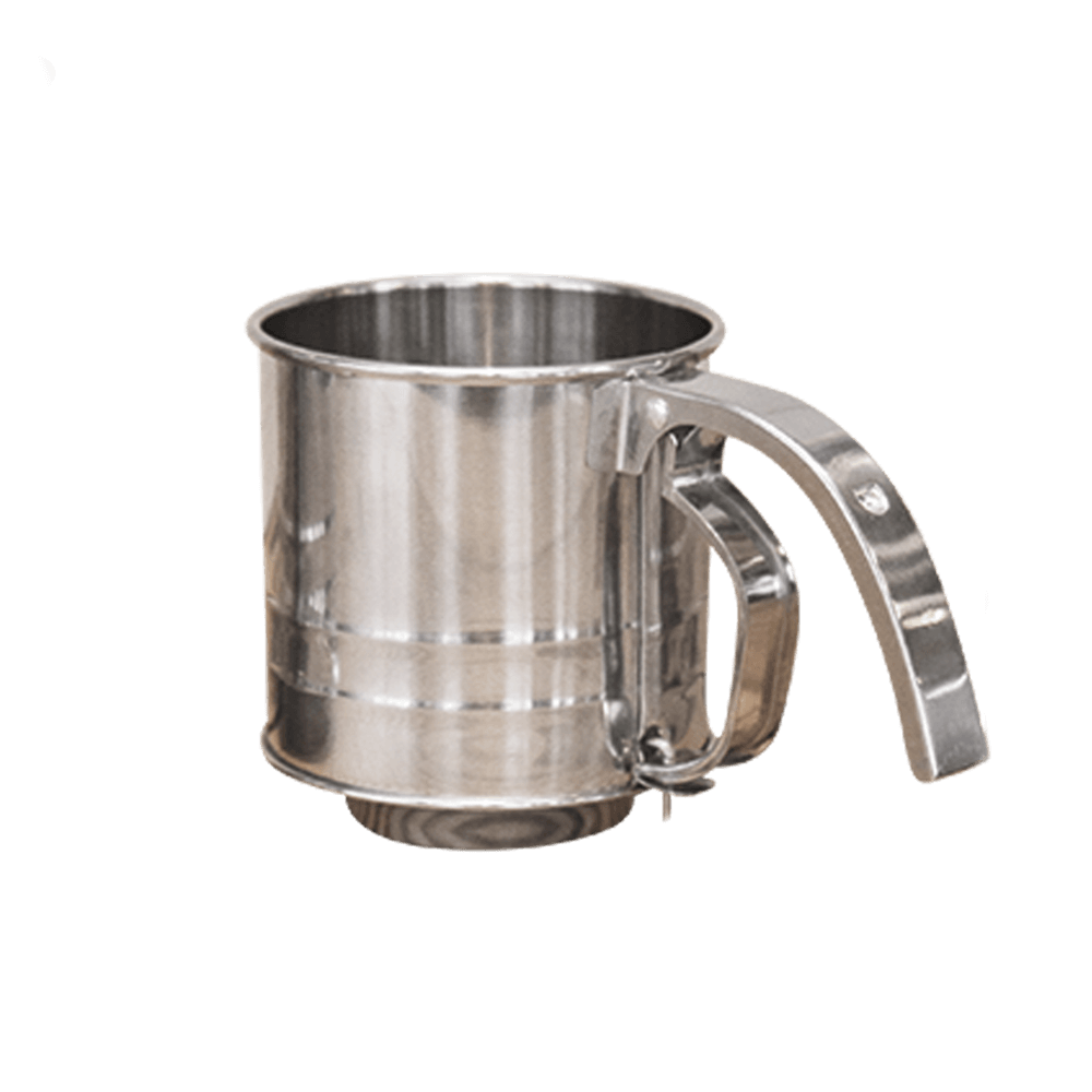 Einhandmehlsieb Einhandmehlsieb mit Griff