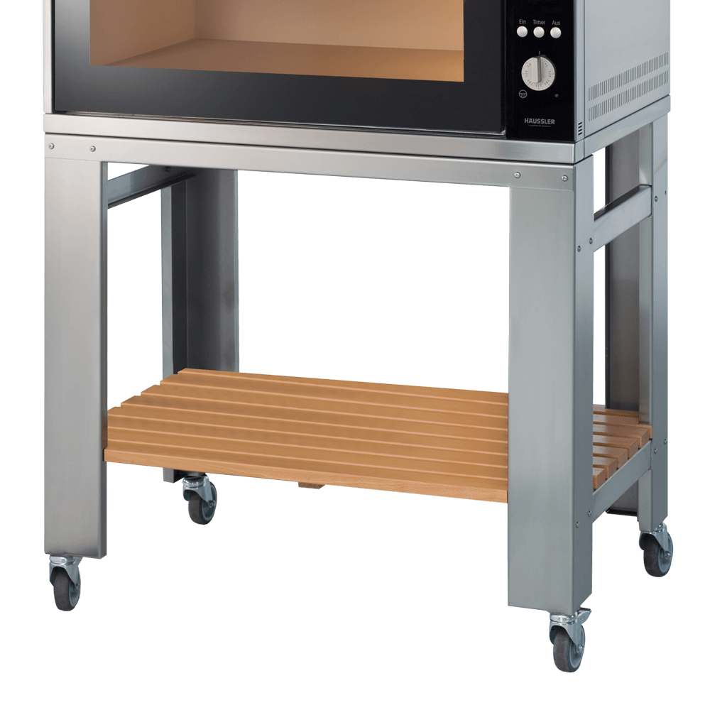 praktische Ablagefläche Primus mit fahrbaren Fußgestell