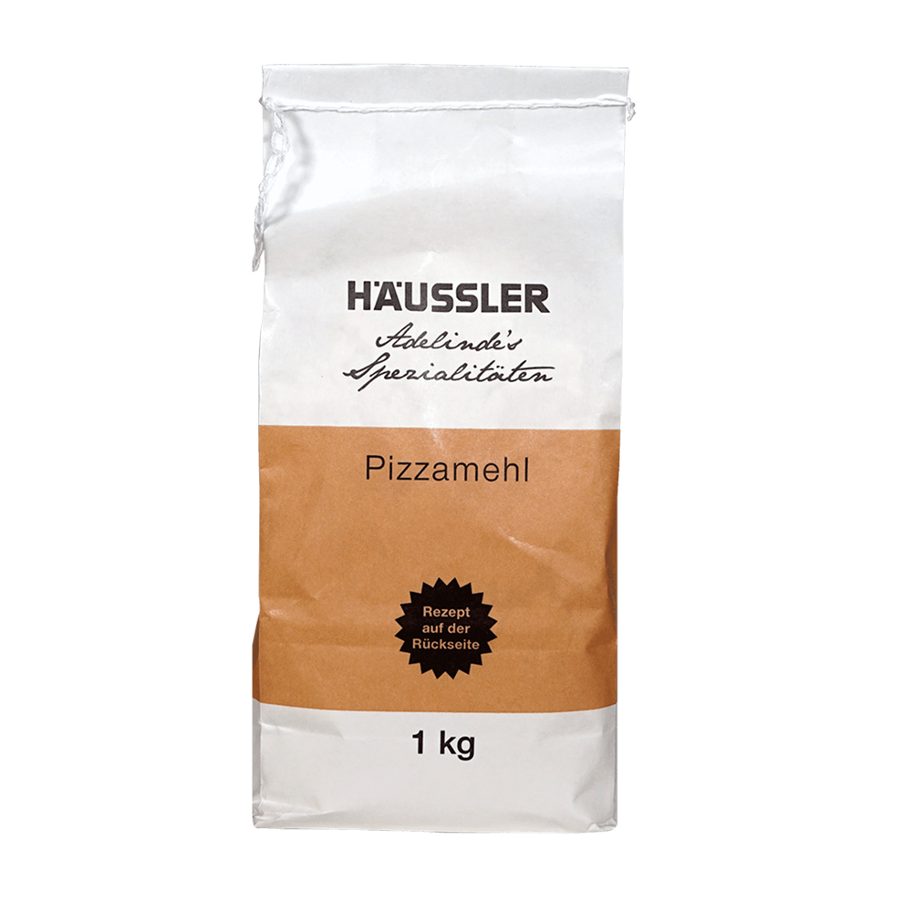 Backmischung für Pizza 1 kg Pizzamhel Verpackung ohne Hintergrund