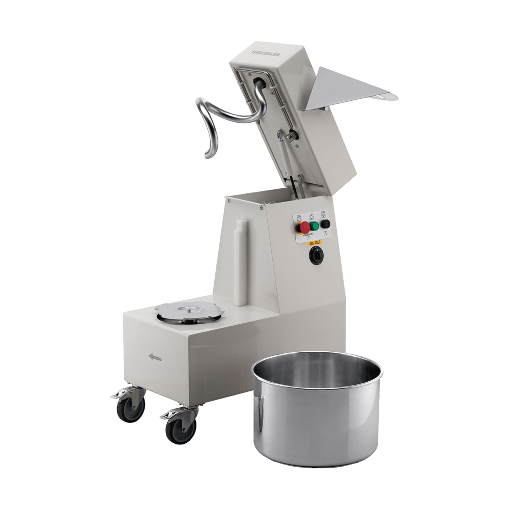 Teigknetmaschine SP40 Teigknetmaschine SP40 mit abgenommenem Teigkessel, Farbe weiß