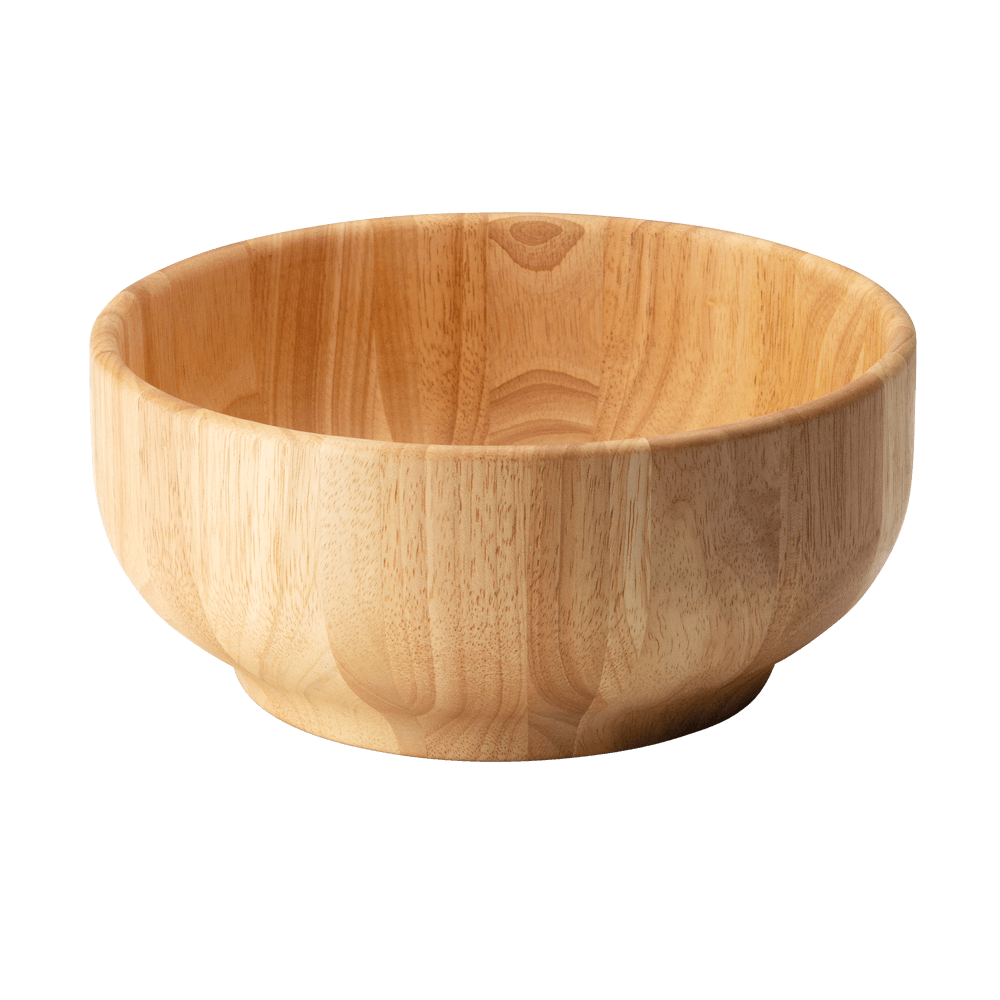 Schüssel aus Gummibaumholz Schüssel aus Gummibaumholz ohne Hintergrund