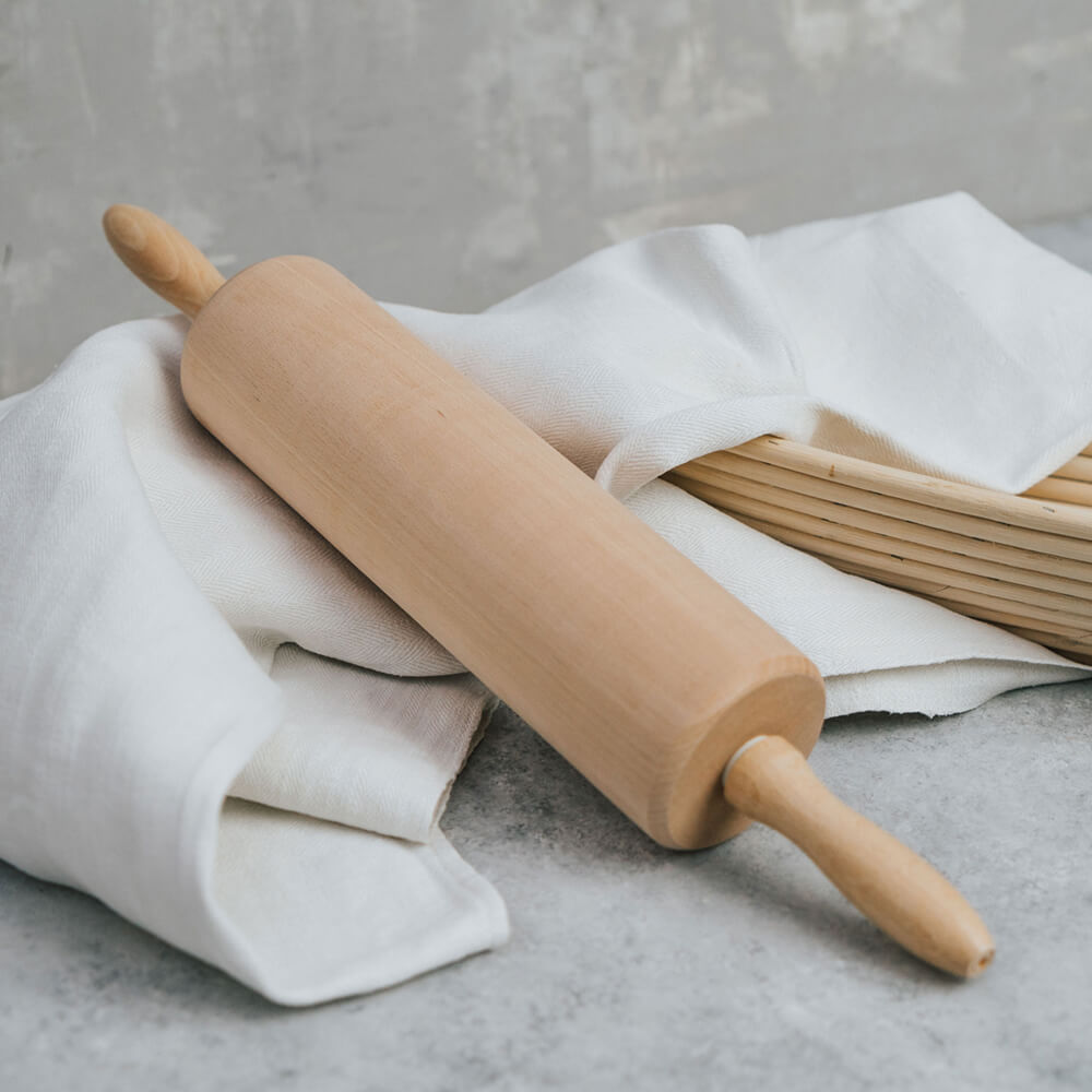 Langlebig, robust und perfekt zum Ausrollen von Teig geeignet Wellholz aus Holz