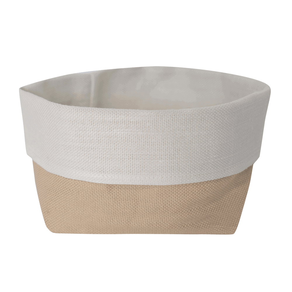 Brotkörbchen in Beige aus Baumwolle