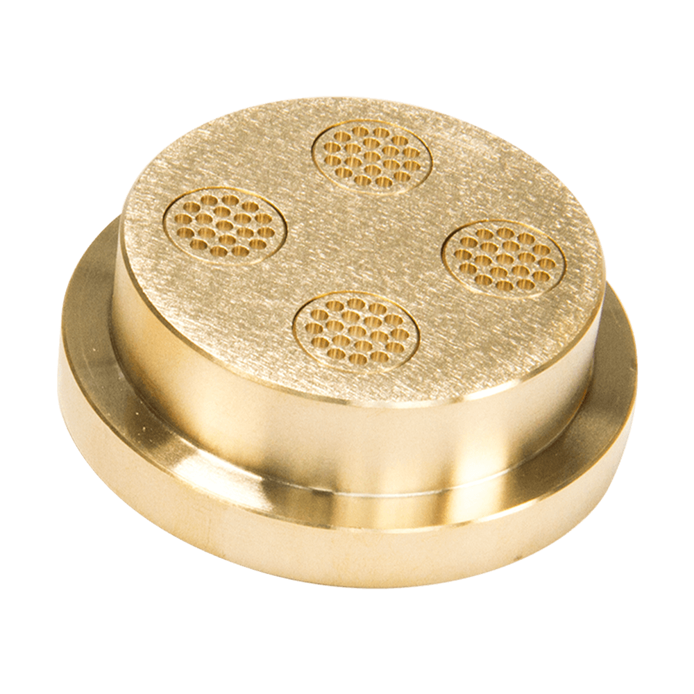 Nudelmatrize Nr. 1 für Suppennudeln für Nudelmaschine Emma und PN 100 ohne Hintergrund.