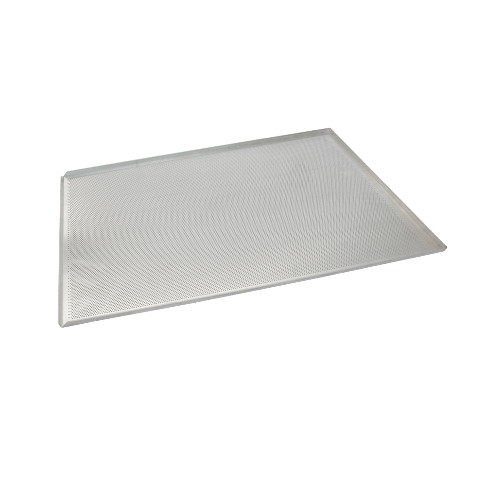 Lochblech aus Aluminium mit den Maßen 64 auf 100 Zentimeter ohne Hintergrund