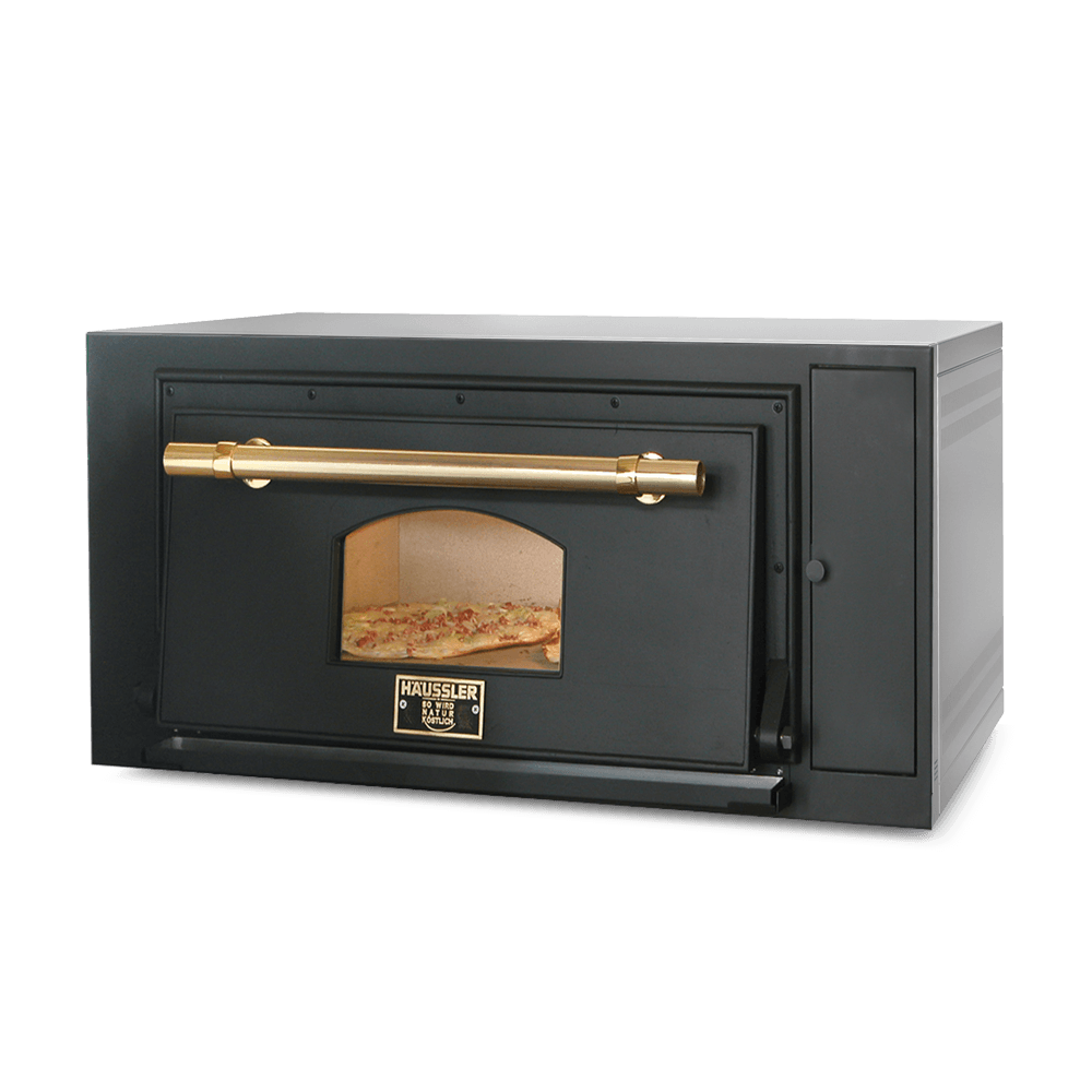 Elektro-Steinbackofen Le Gourmet Elektrosteinbackofen schwarz lackiert ohne Hintergrund abgebildet