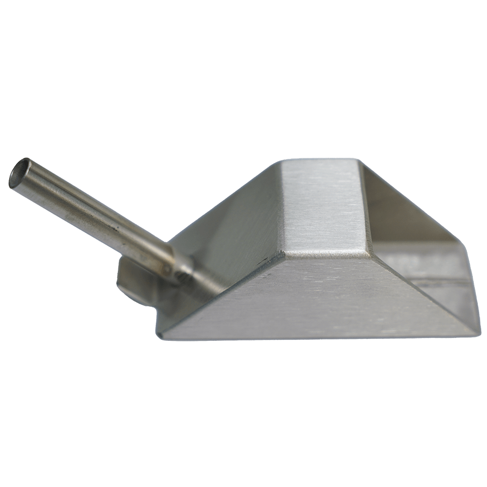 Wasser-Einfülltrichter für die Schwadanlage an allen Elektrosteinbacköfen INO.