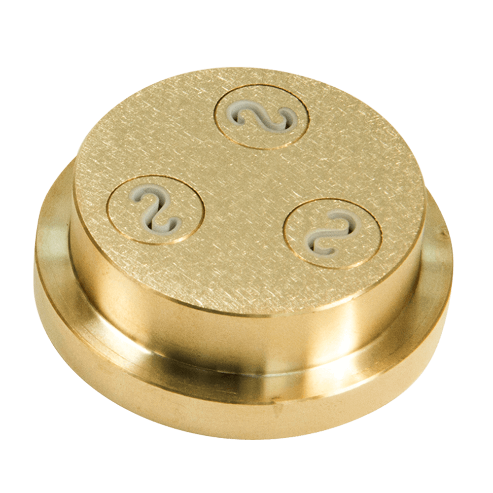 Nudelmatrize Nr. 390 für Studenten-Nudeln für Nudelmaschine Emma und PN 100 ohne Hintergrund.